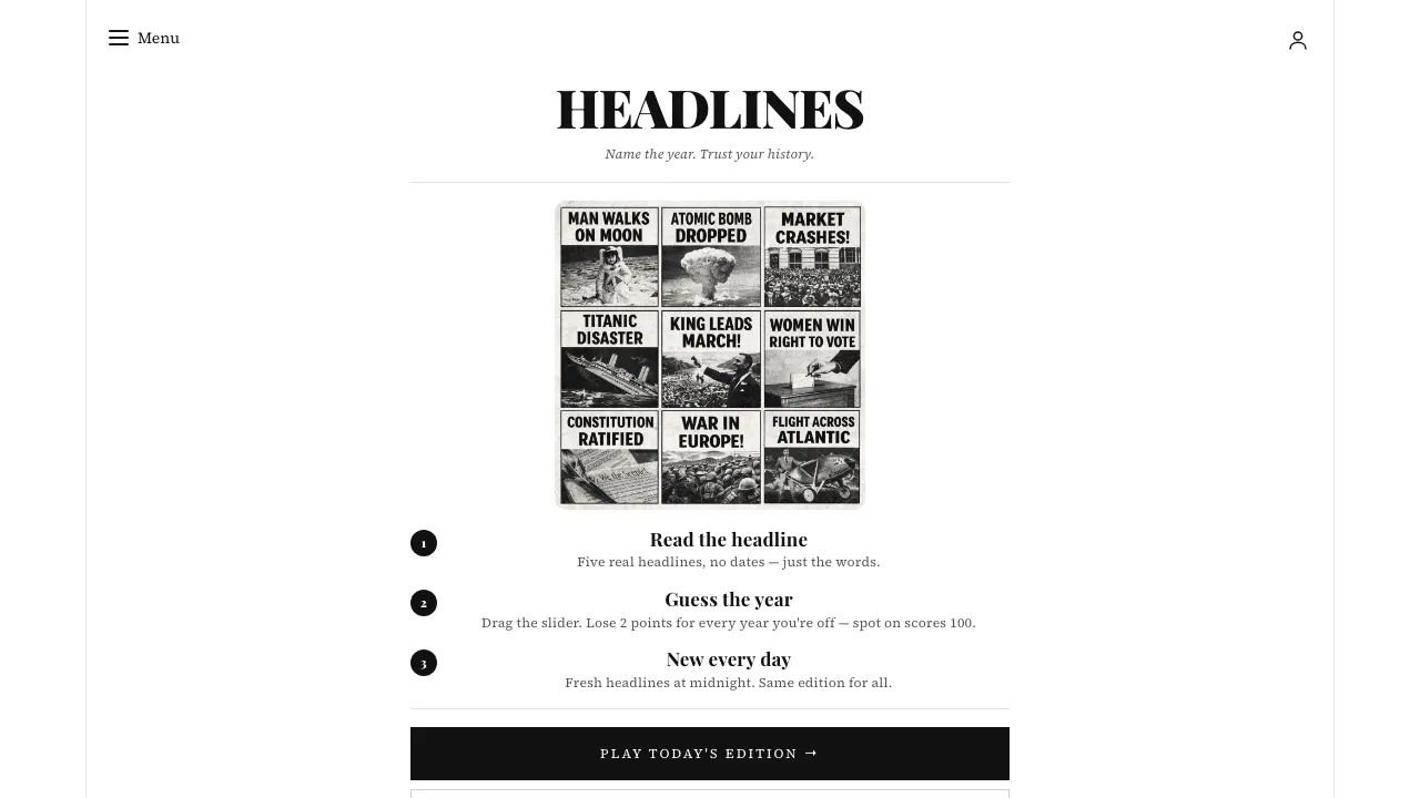 Headlines screenshot 1