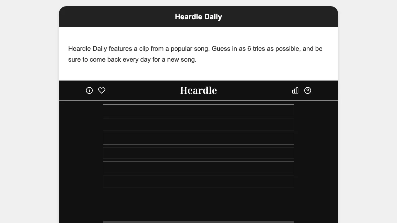 Heardle Daily cover
