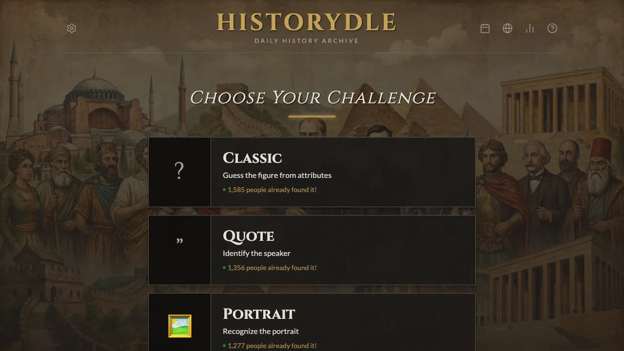 Historydle cover