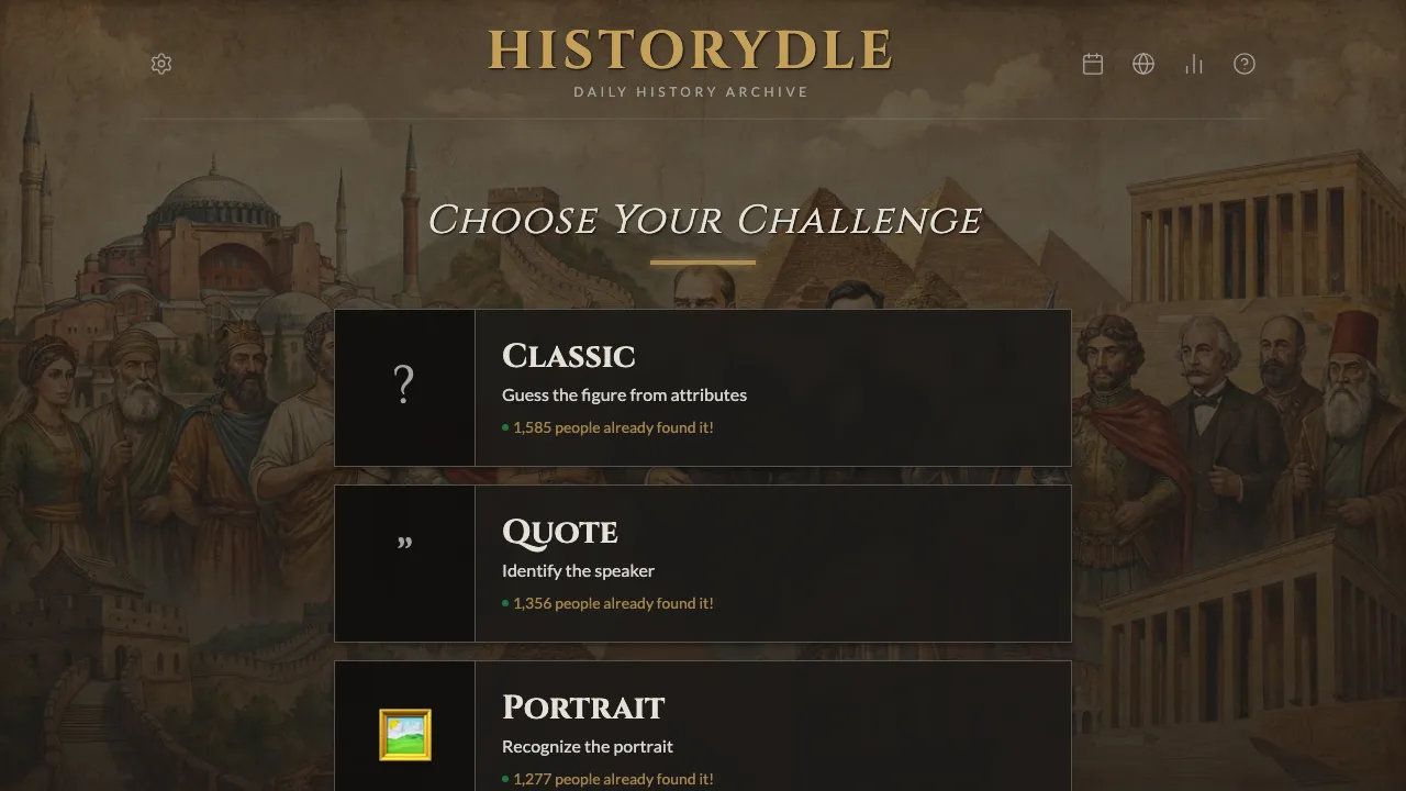 Historydle screenshot 2