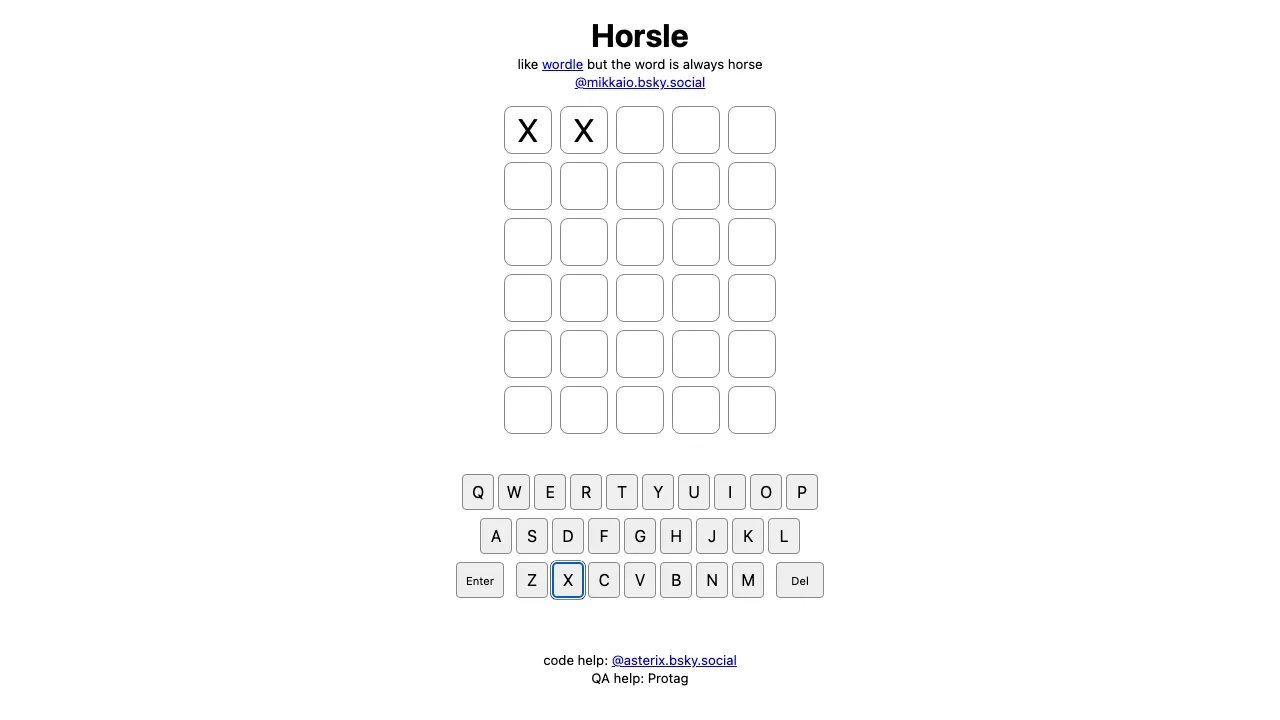 Horsle screenshot 2