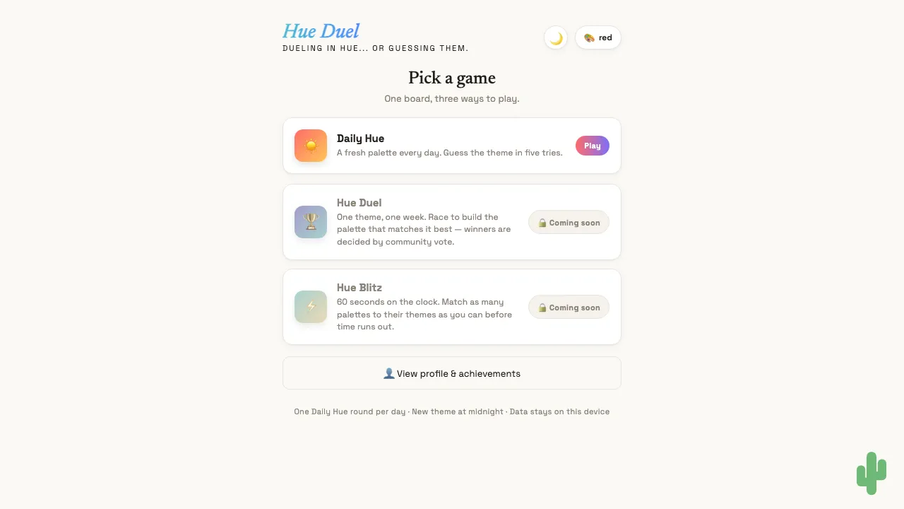 Hue Duel screenshot 1