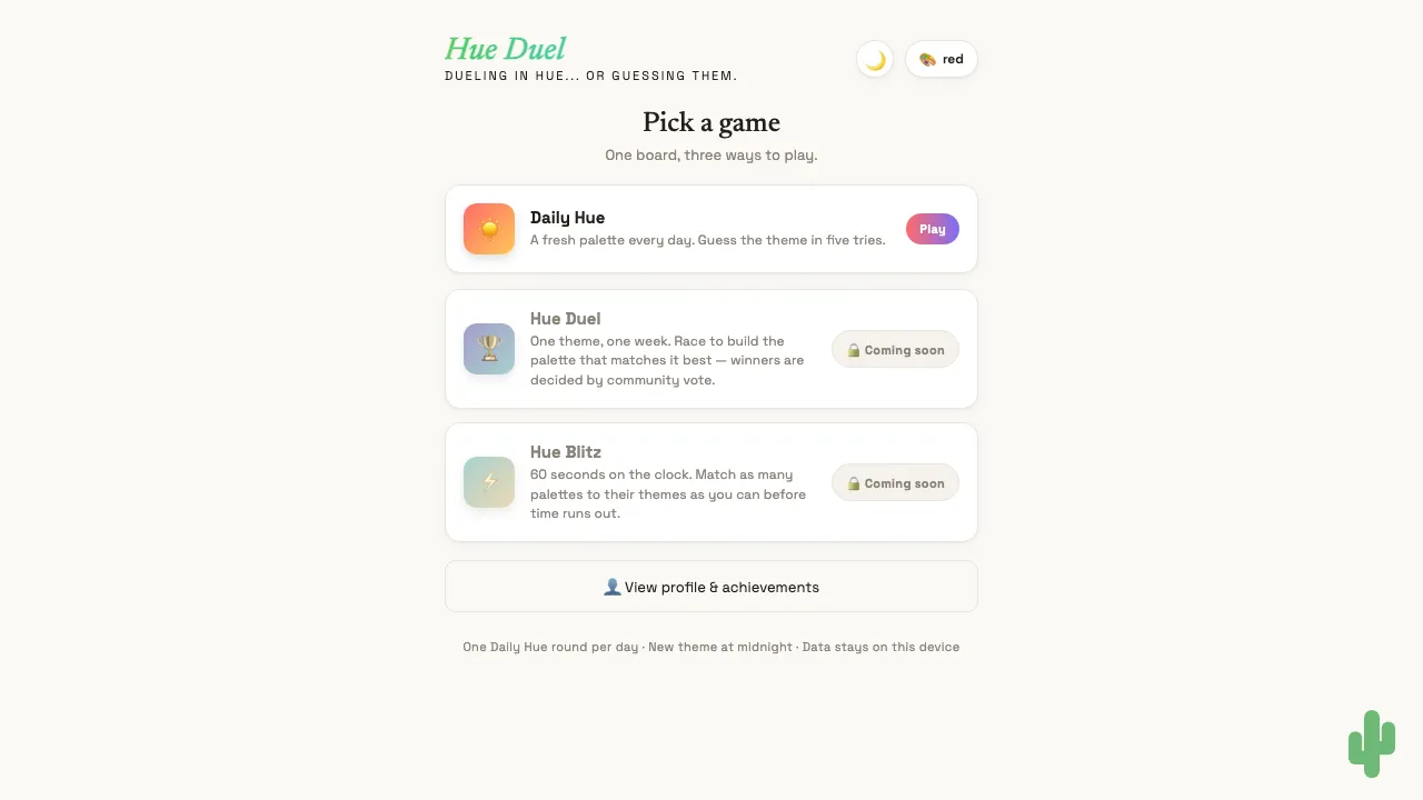 Hue Duel screenshot 2