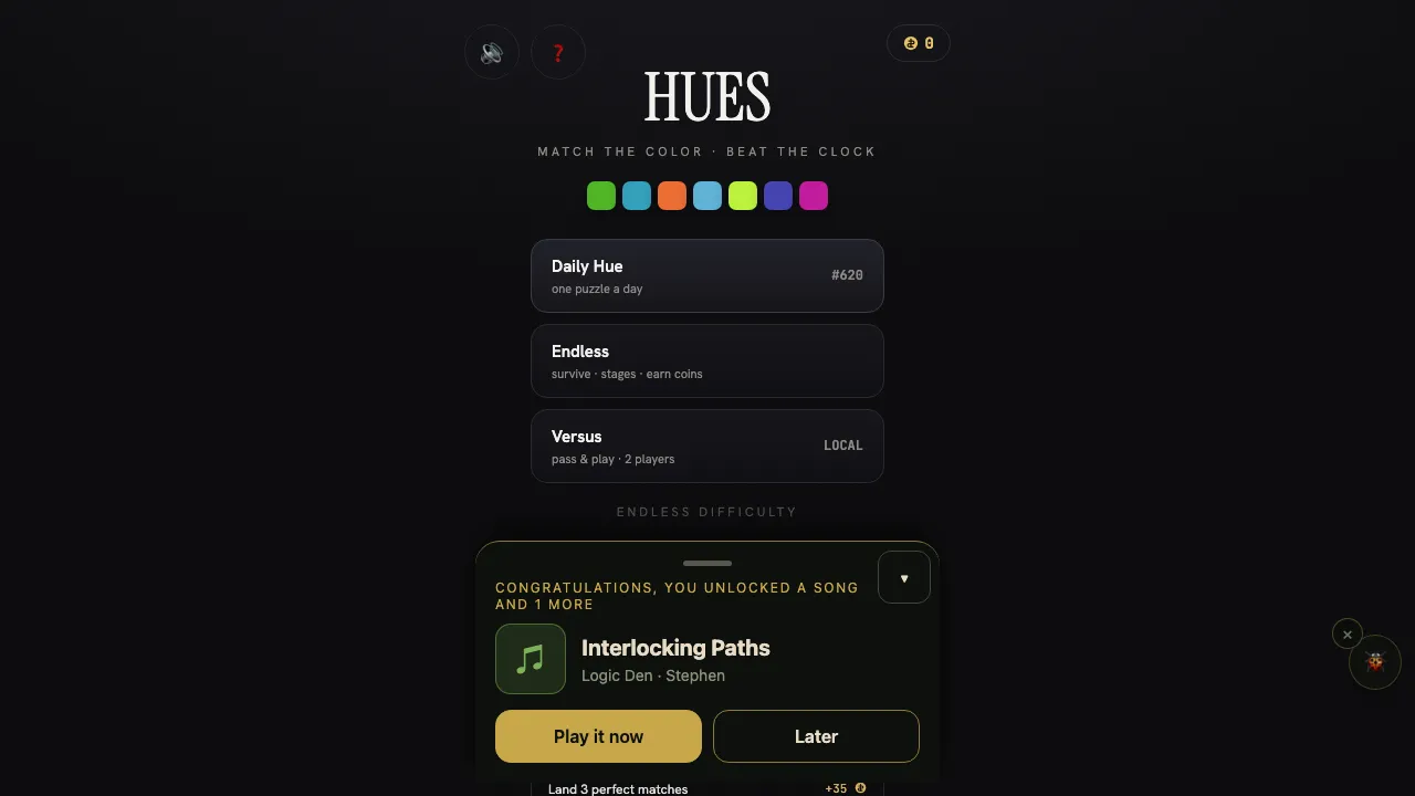 Hues cover
