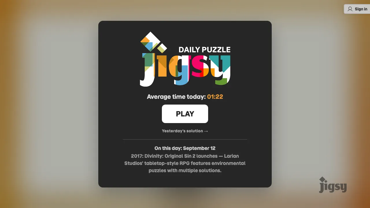Jigsy cover