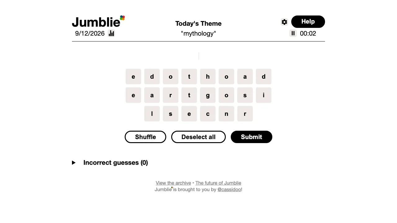 Jumblie screenshot 1