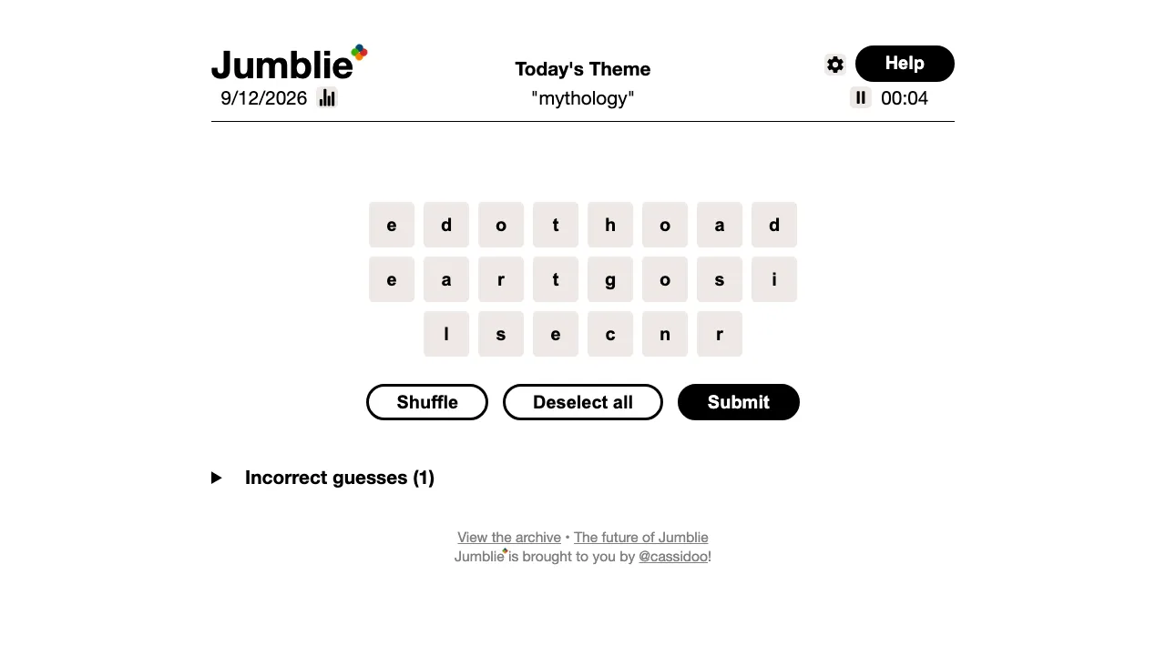 Jumblie screenshot 2