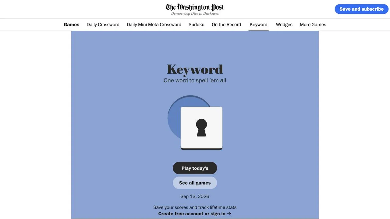 Keyword cover