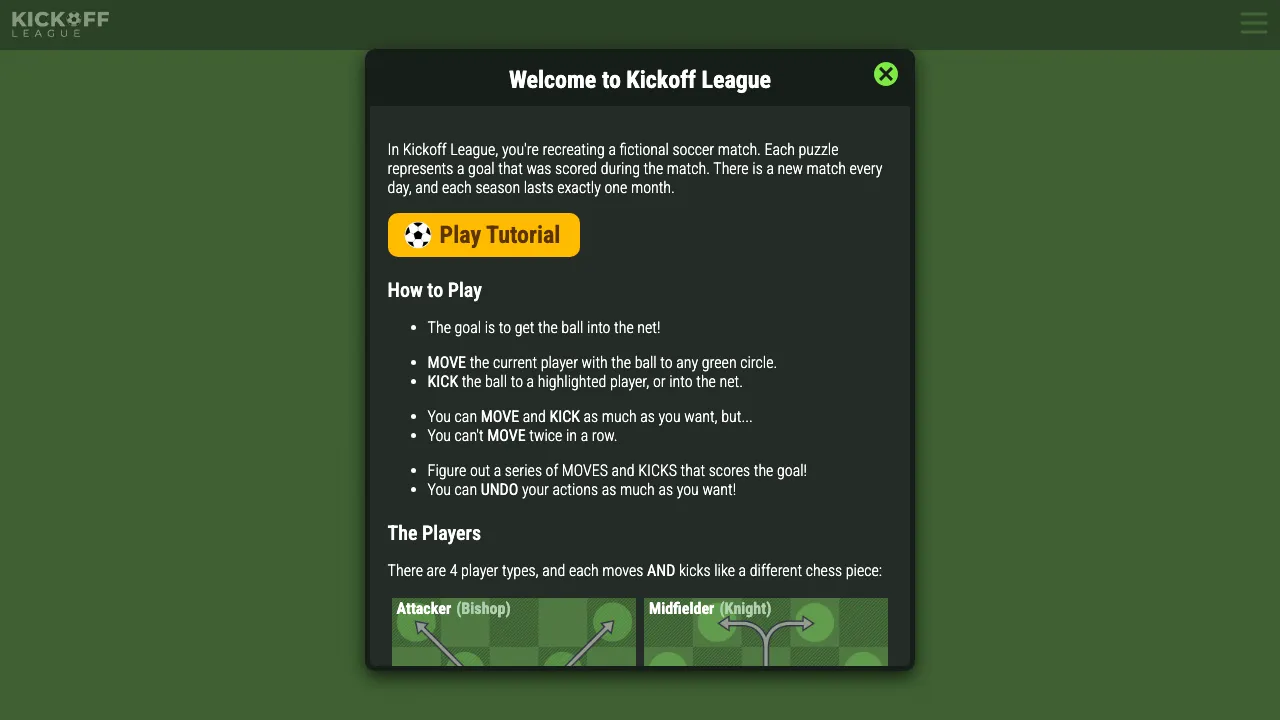 Kickoff League screenshot 2