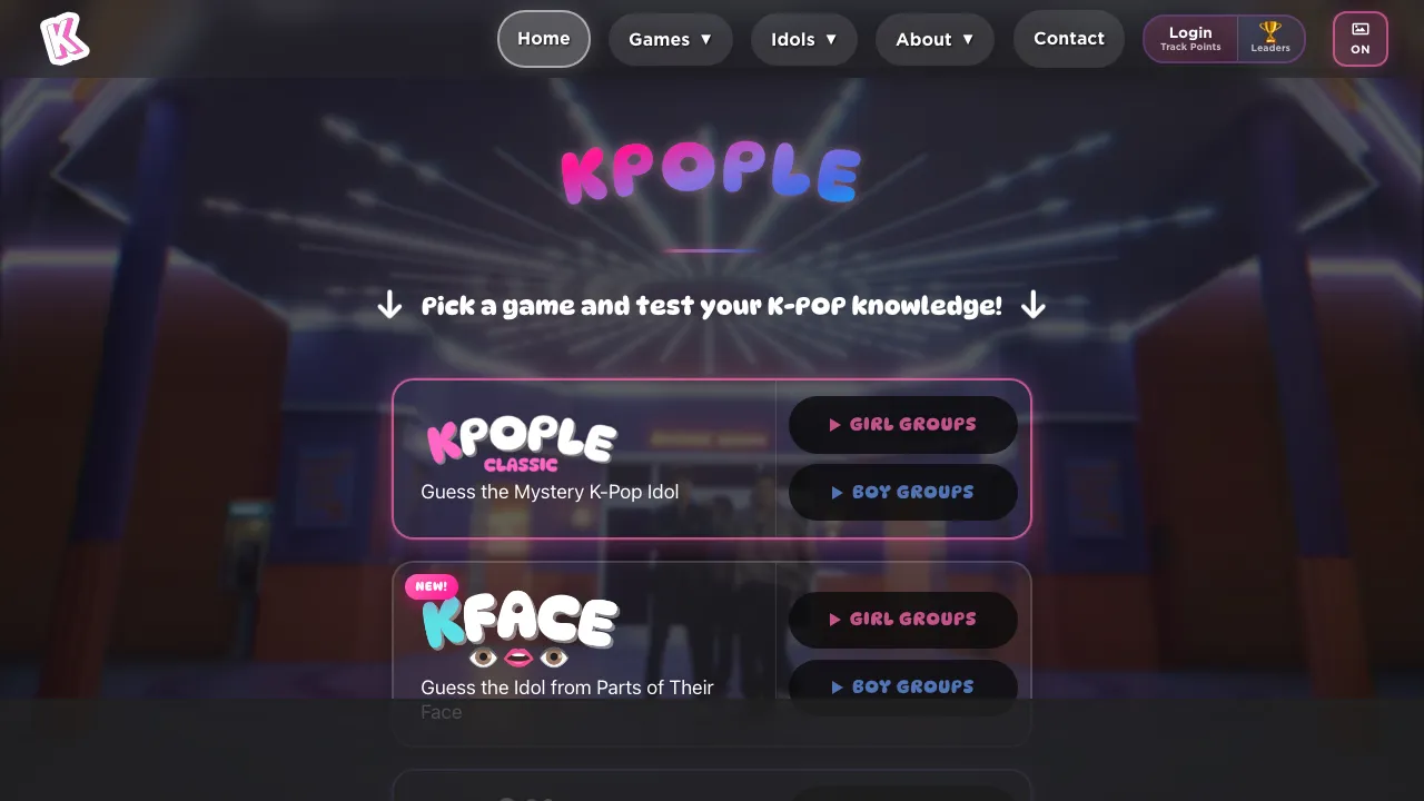 KPOPLE screenshot 1