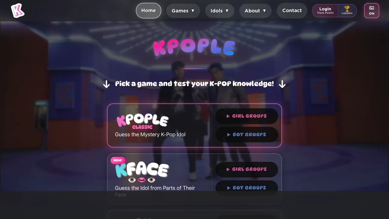 KPOPLE screenshot 2