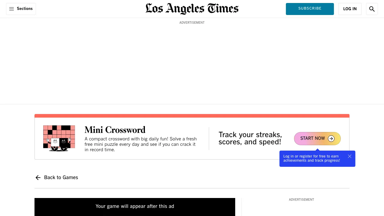 LA Times Mini cover