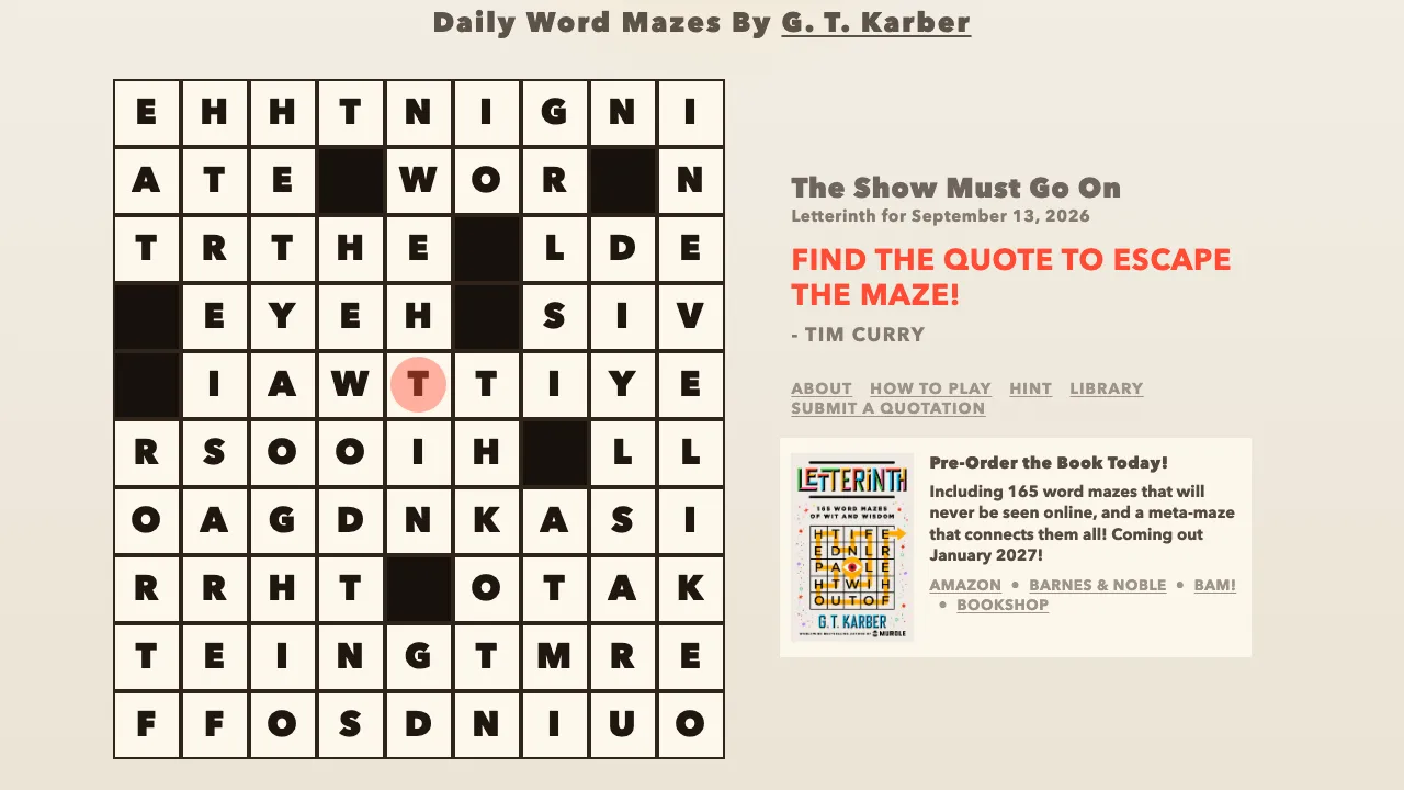 Letterinth screenshot 1