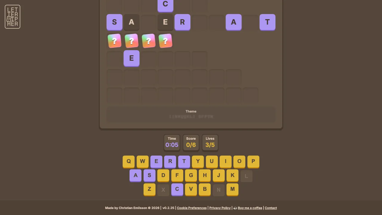 Letteripher screenshot 3