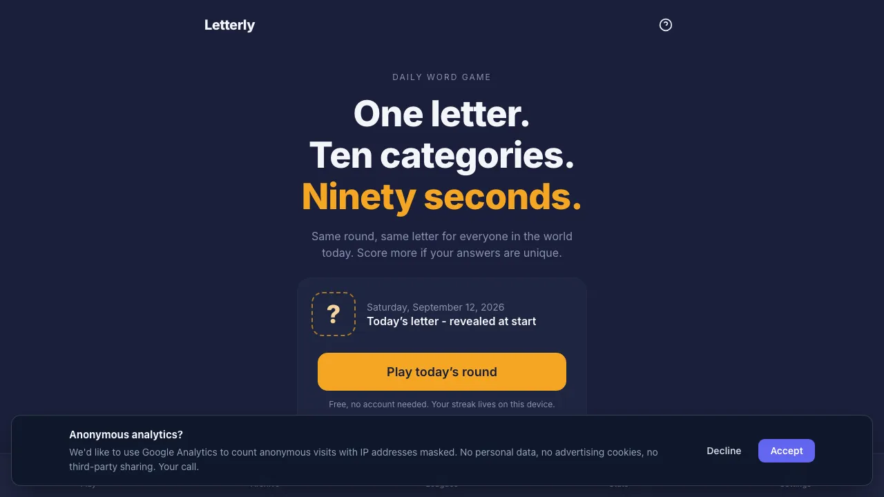 Letterly cover