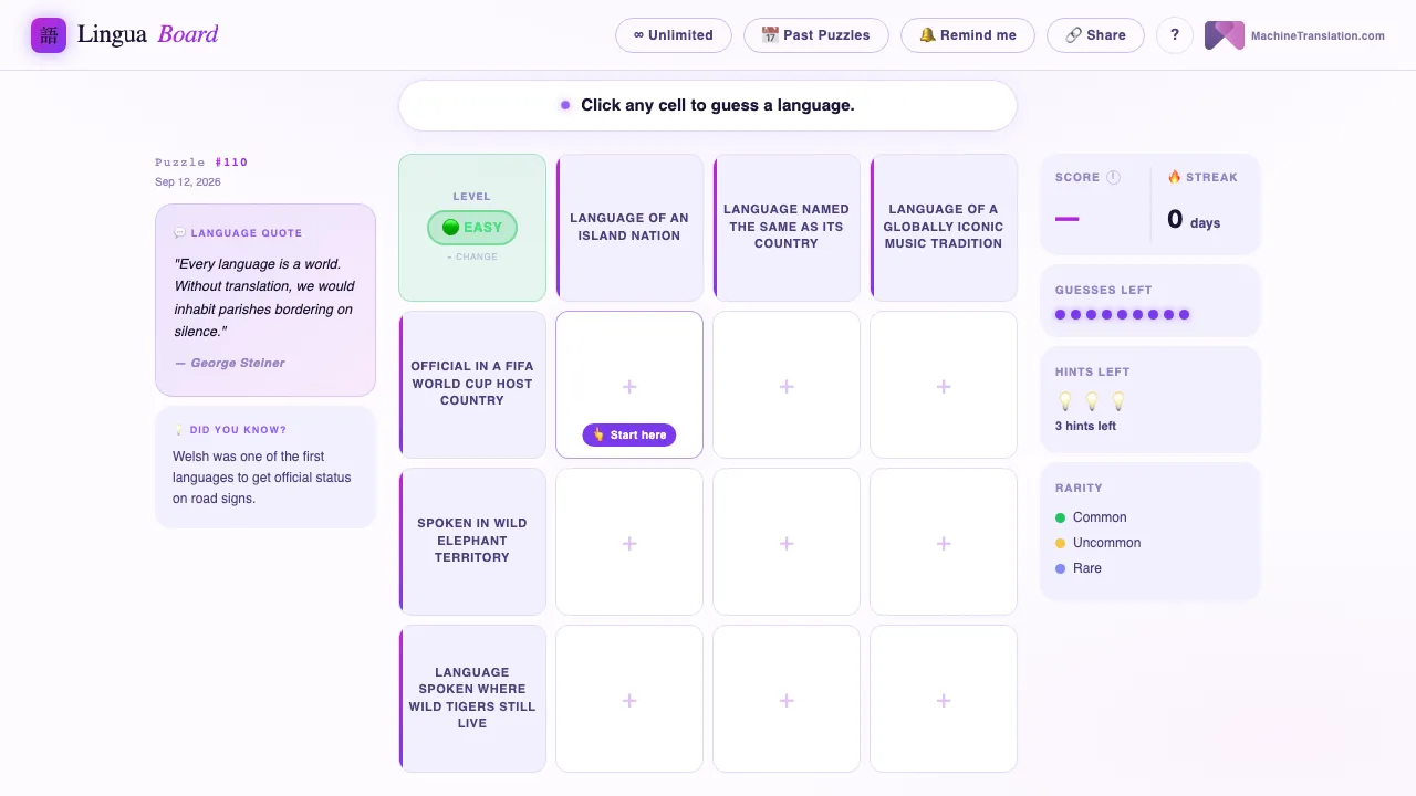 LinguaBoard screenshot 1