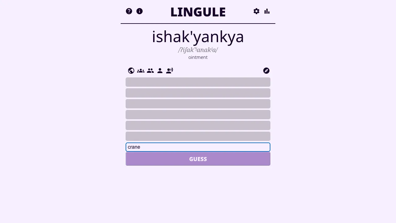 Lingule screenshot 1