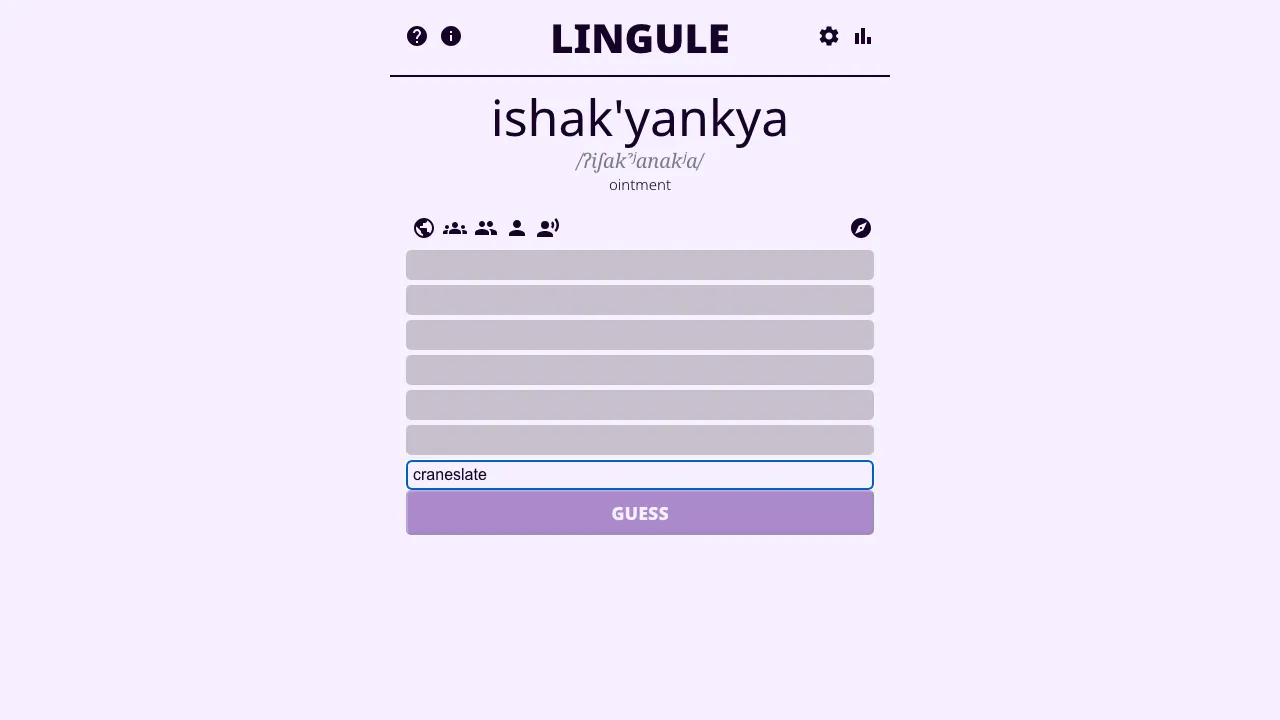 Lingule screenshot 2