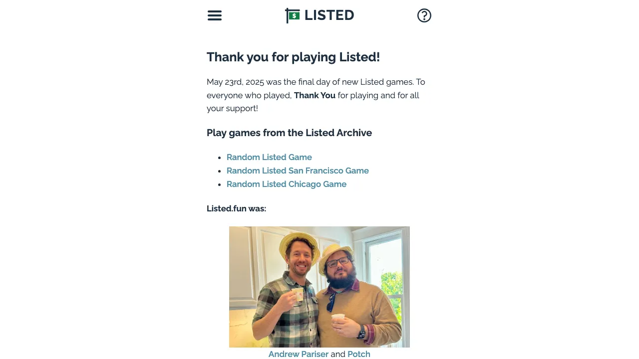 Listed screenshot 1