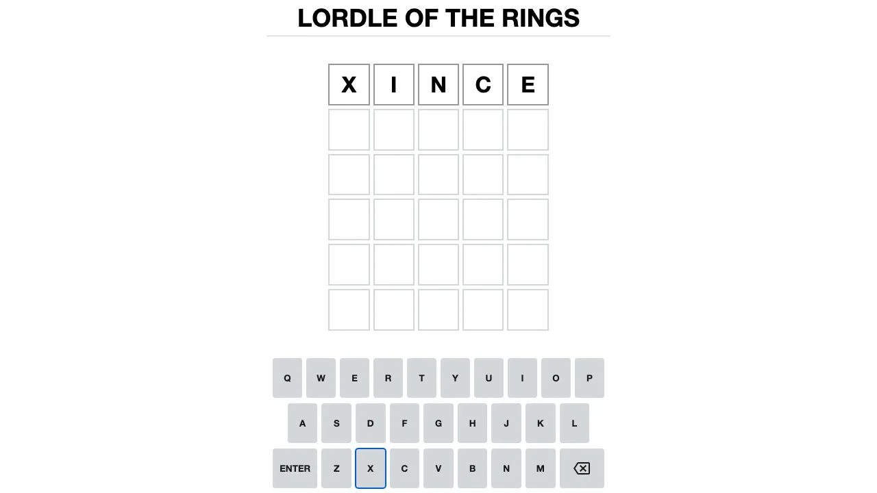 Lordle of the Rings screenshot 2
