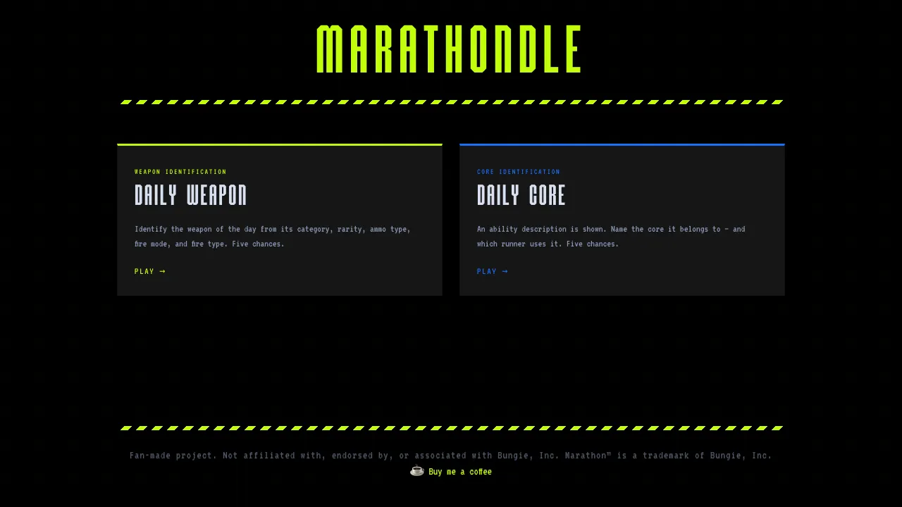 Marathondle cover