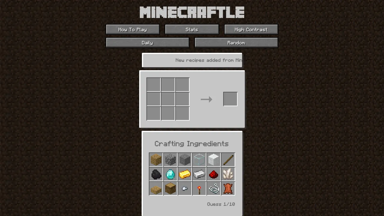 Minecraftle cover