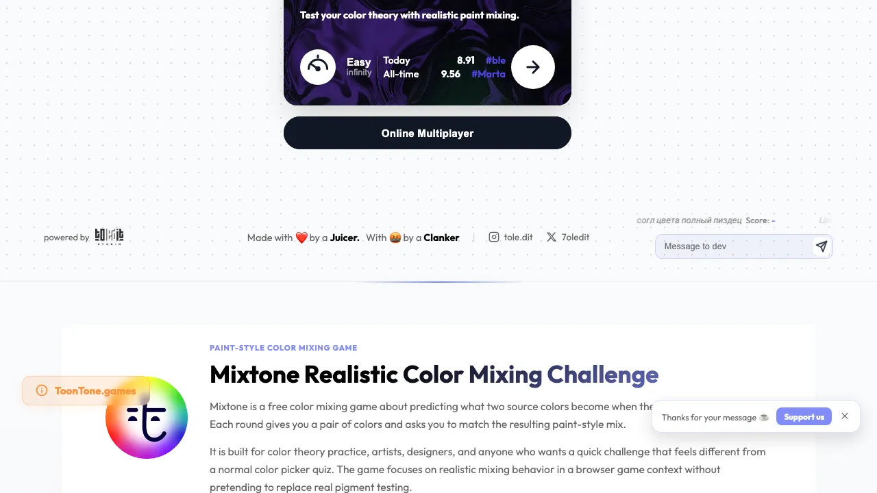 Mixtone screenshot 2