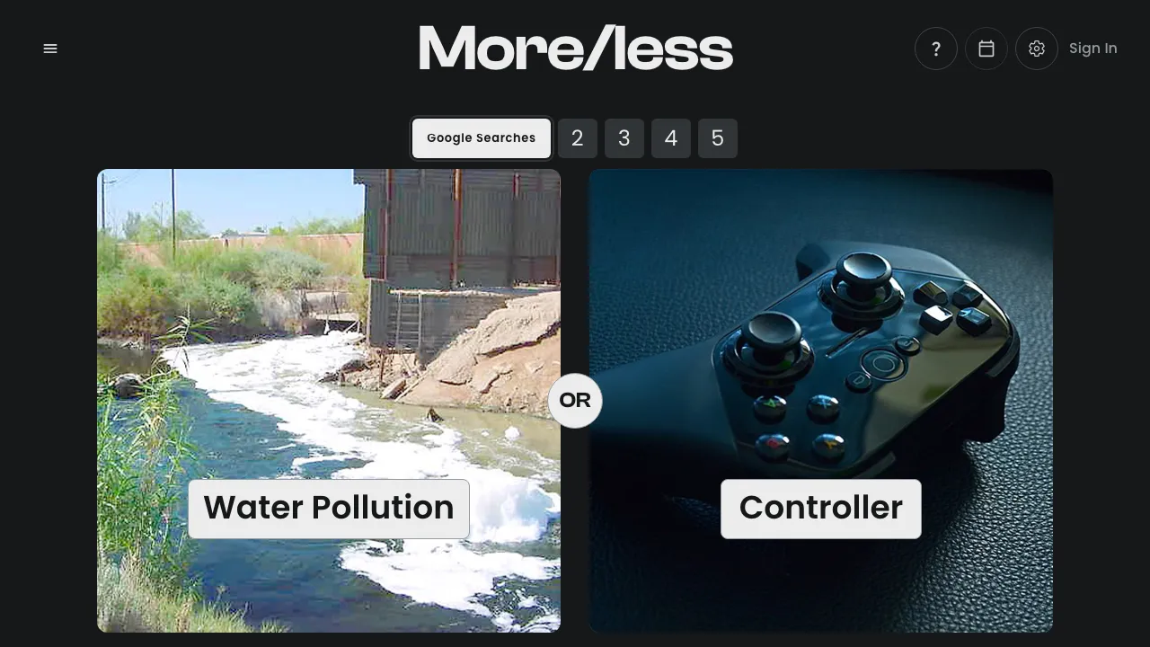 More/Less cover