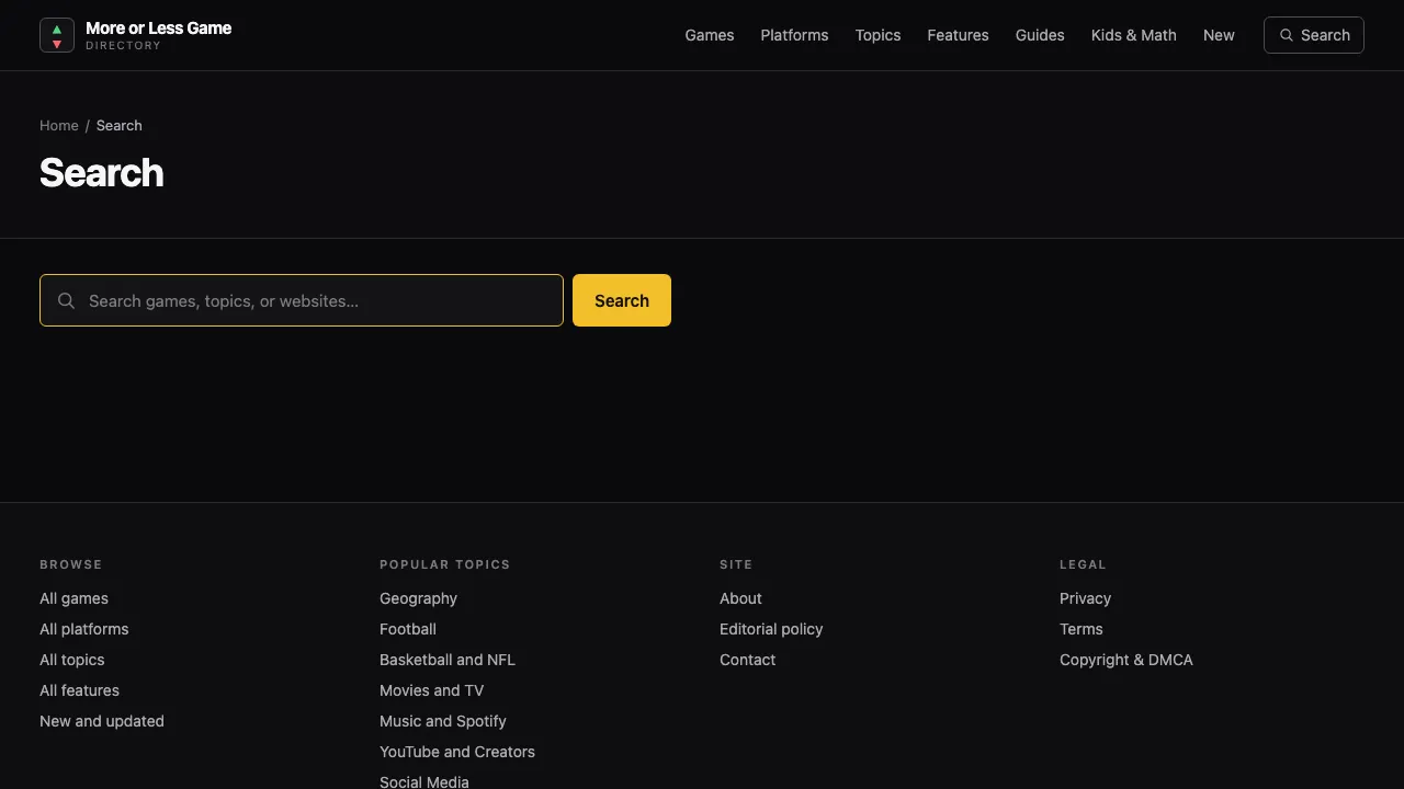 More or Less Game screenshot 1