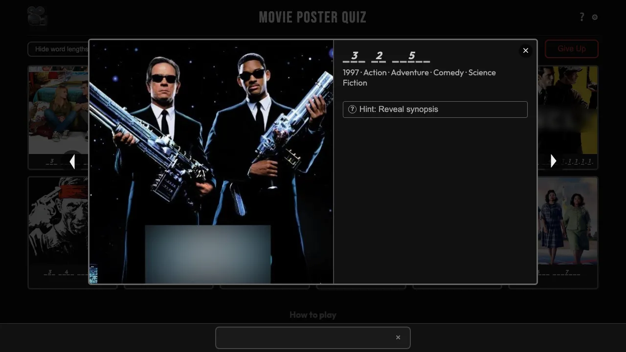 Movie Poster Quiz screenshot 3