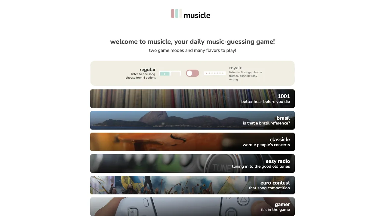 Musicle cover