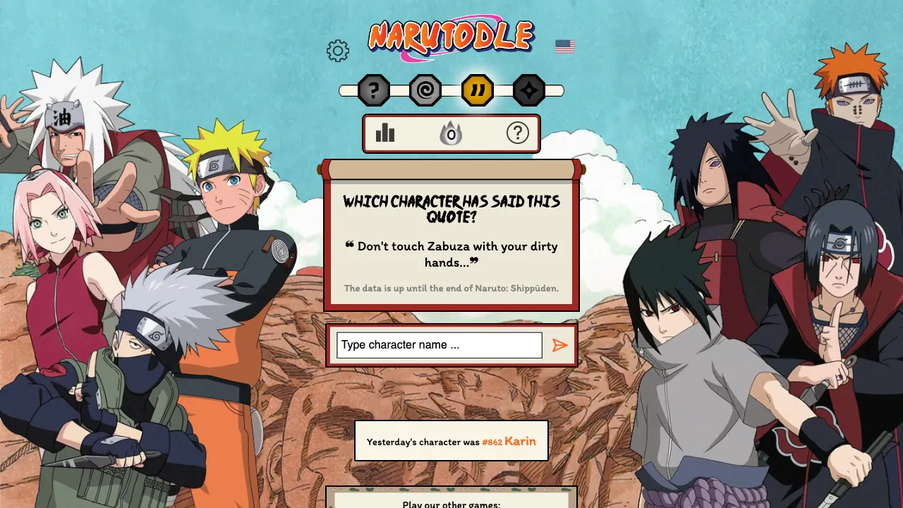Narutodle screenshot 1
