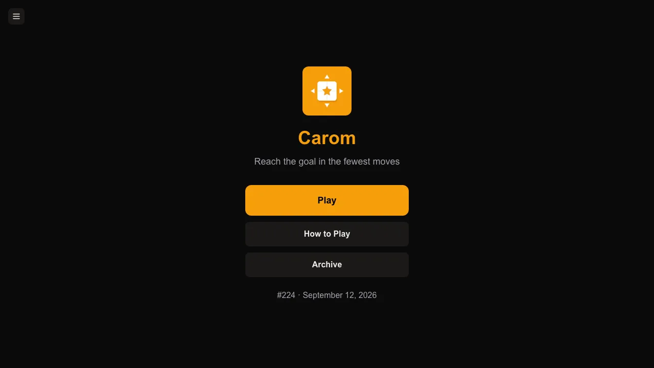 Nerdcube - Carom cover