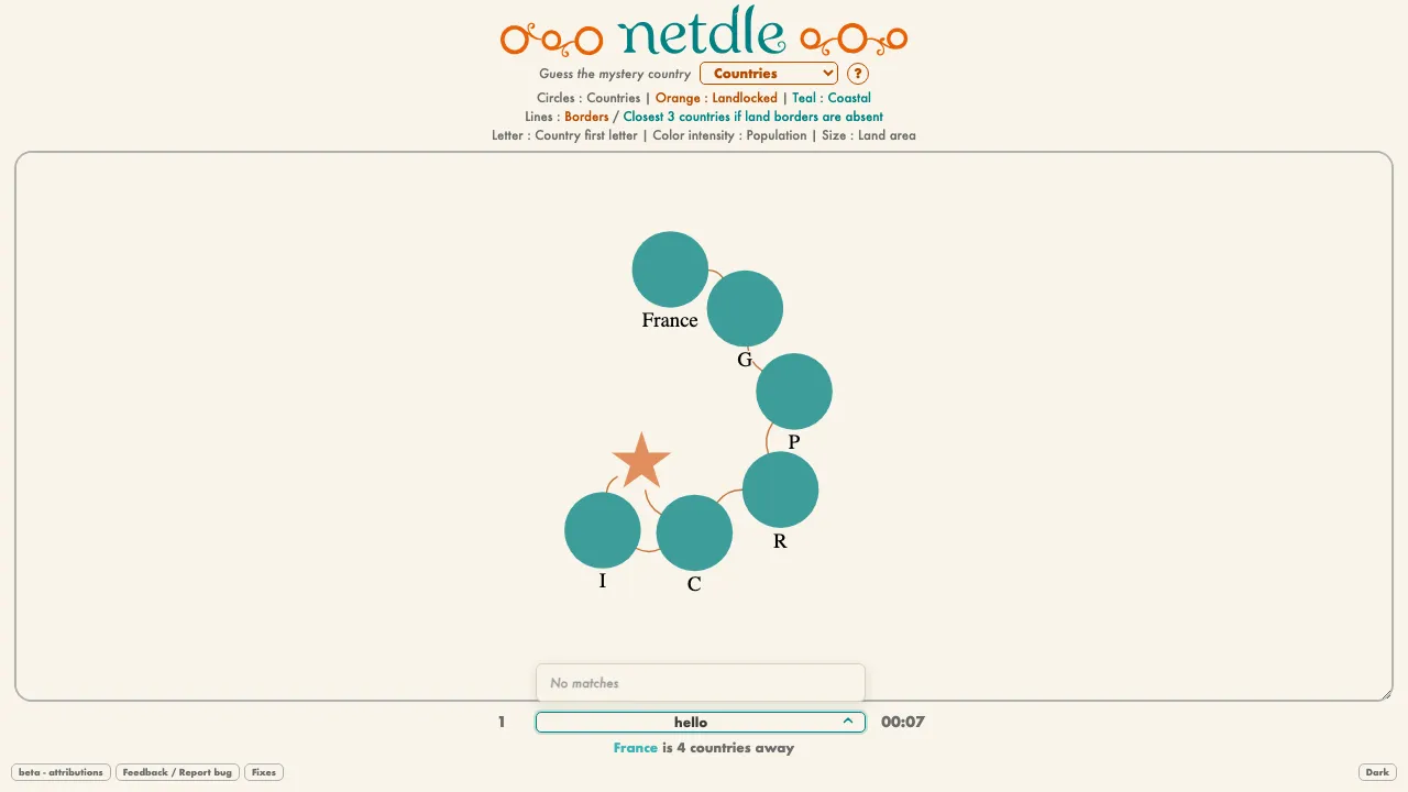 Netdle Geo screenshot 2