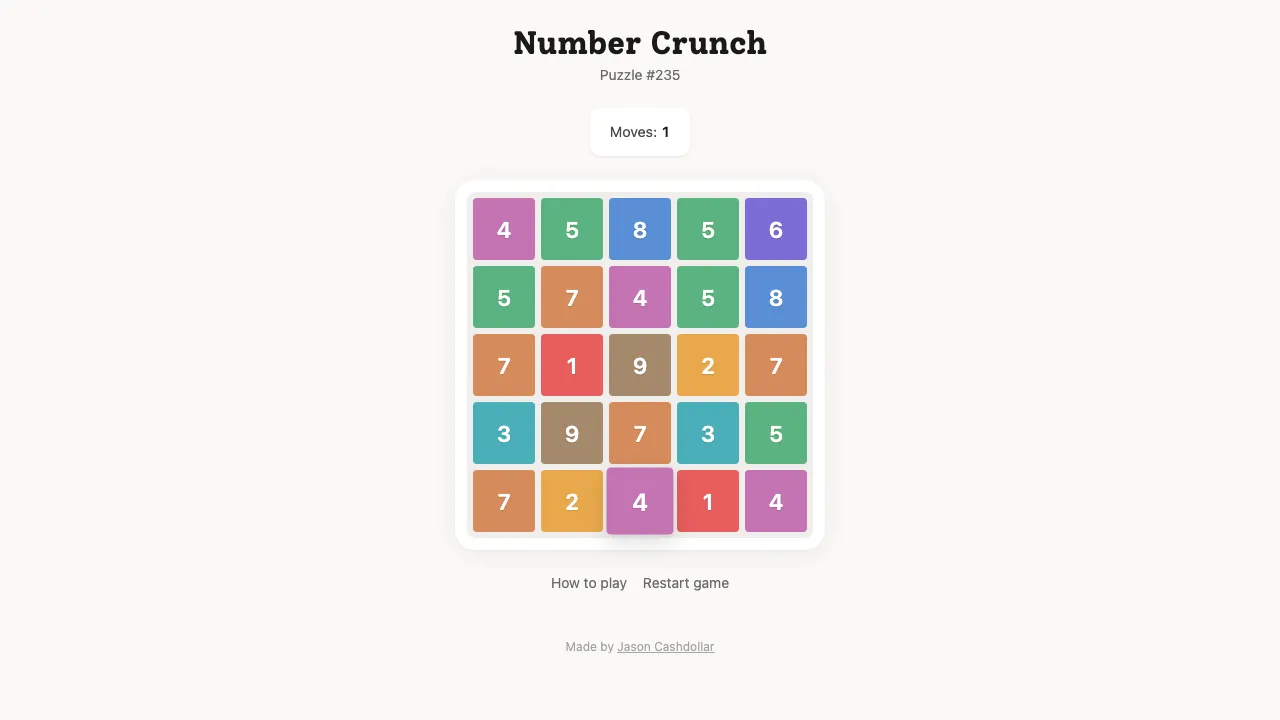 Number Crunch screenshot 2