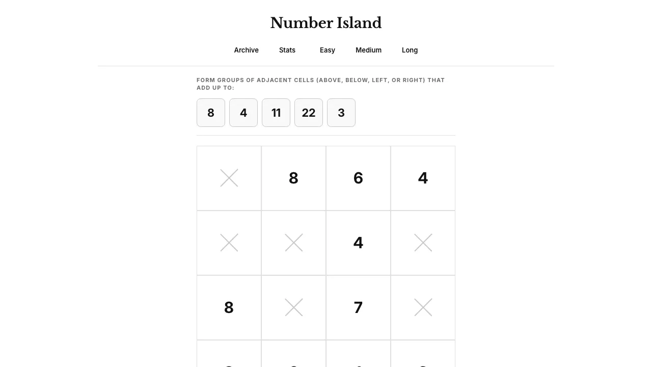 Number Island cover