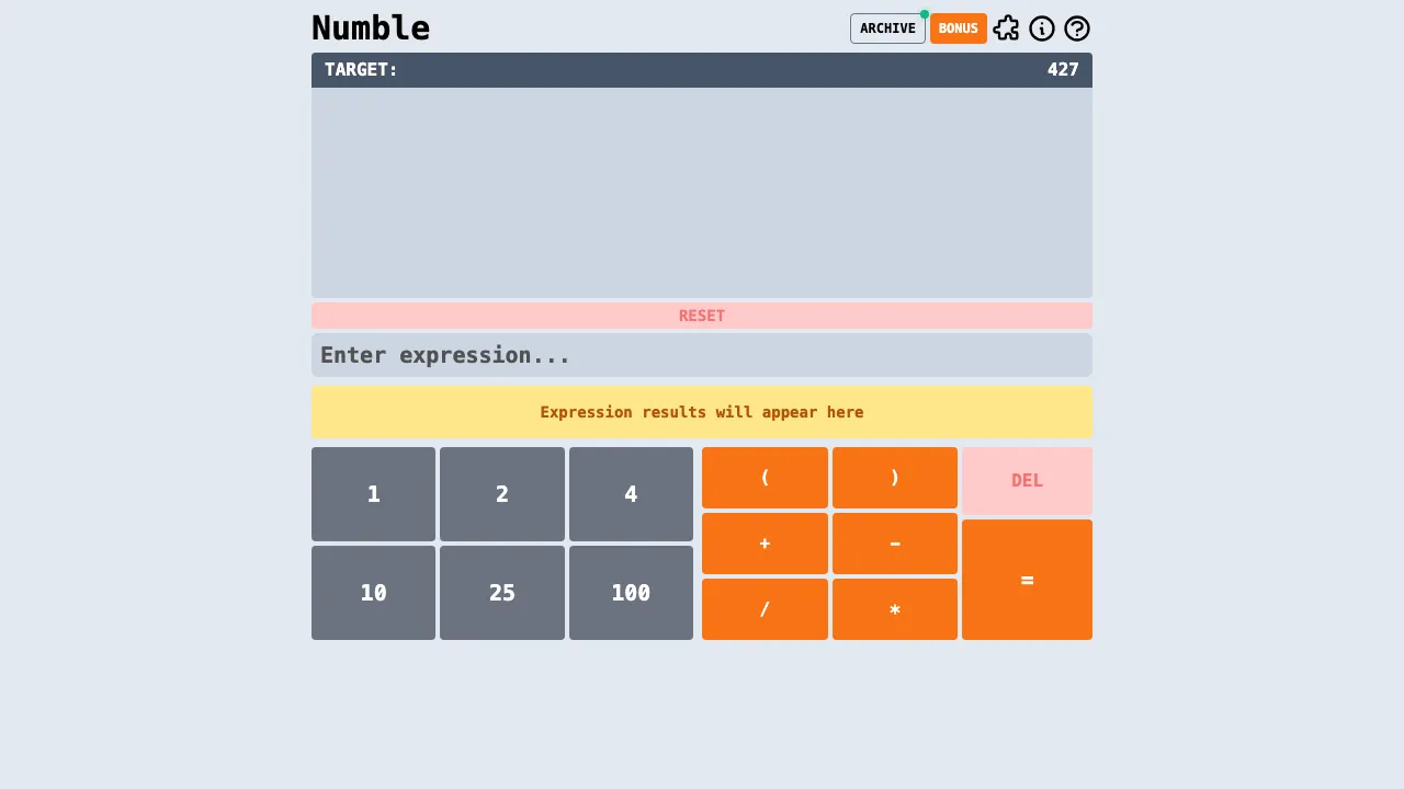 Numble screenshot 2