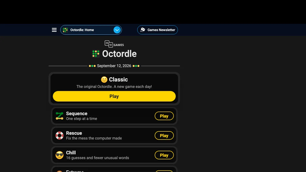 Octordle cover