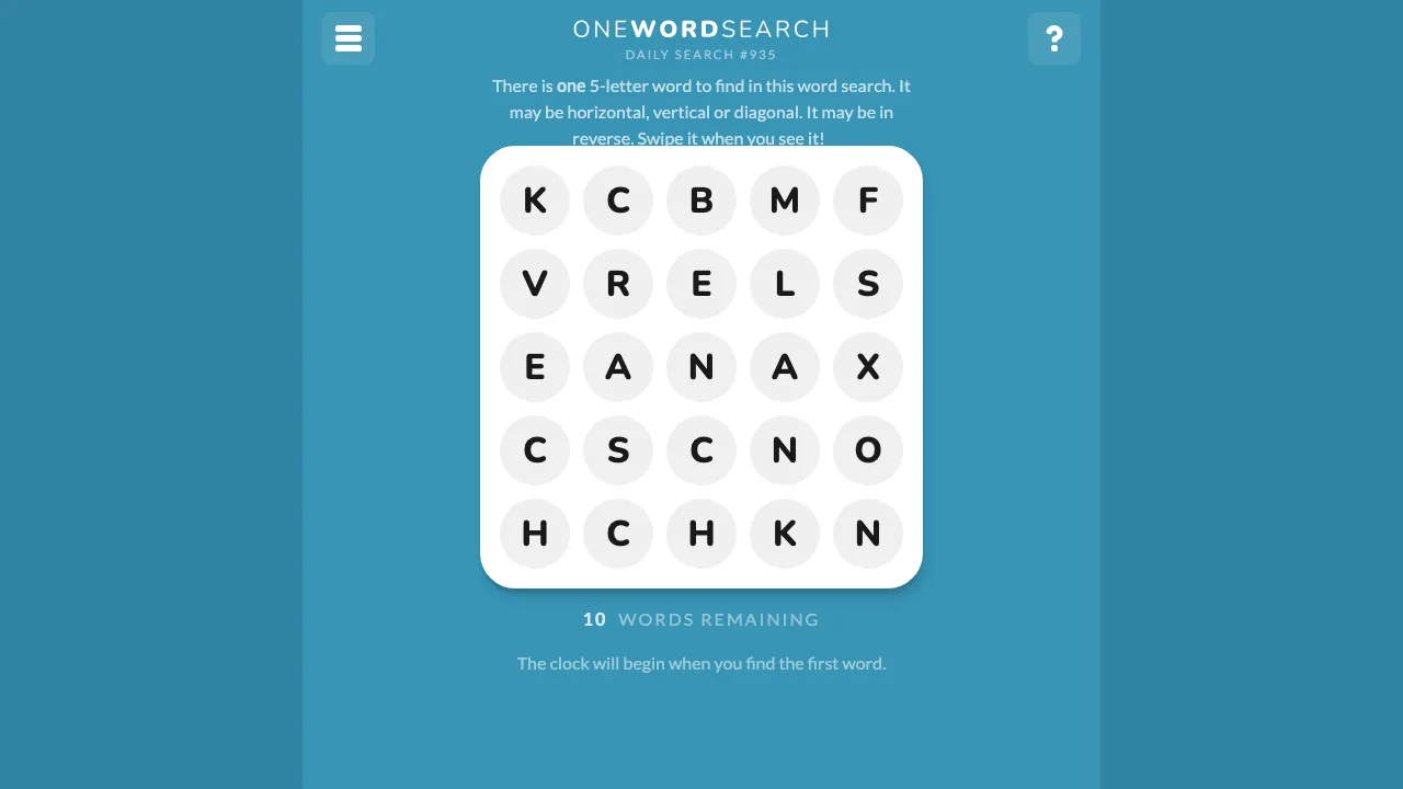 One Word Search cover