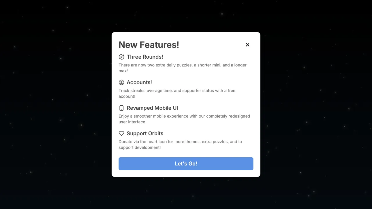 Orbits screenshot 1
