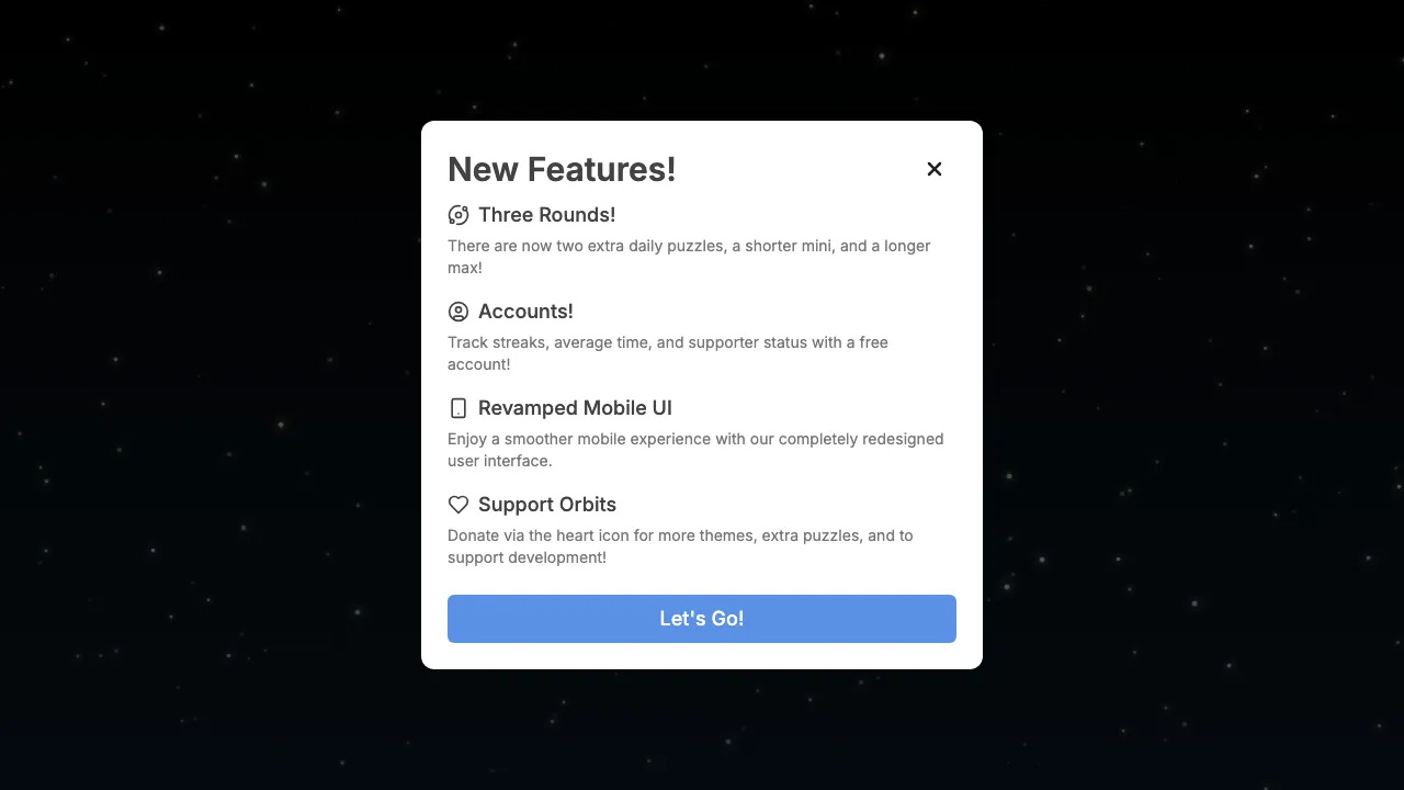 Orbits screenshot 2