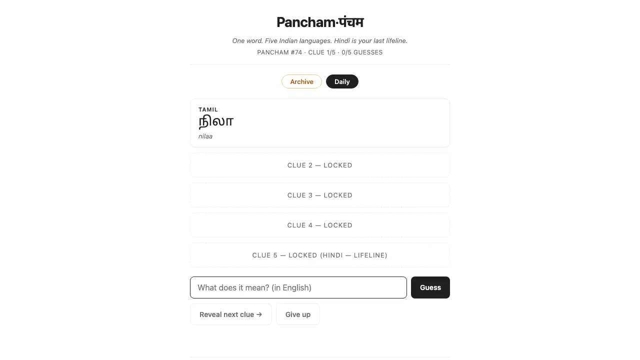 Pancham cover