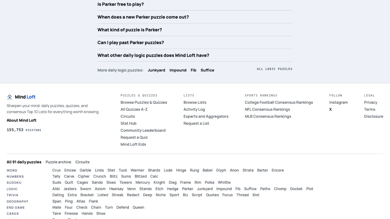 Parker screenshot 1
