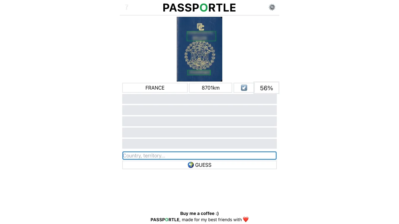 Passportle screenshot 1