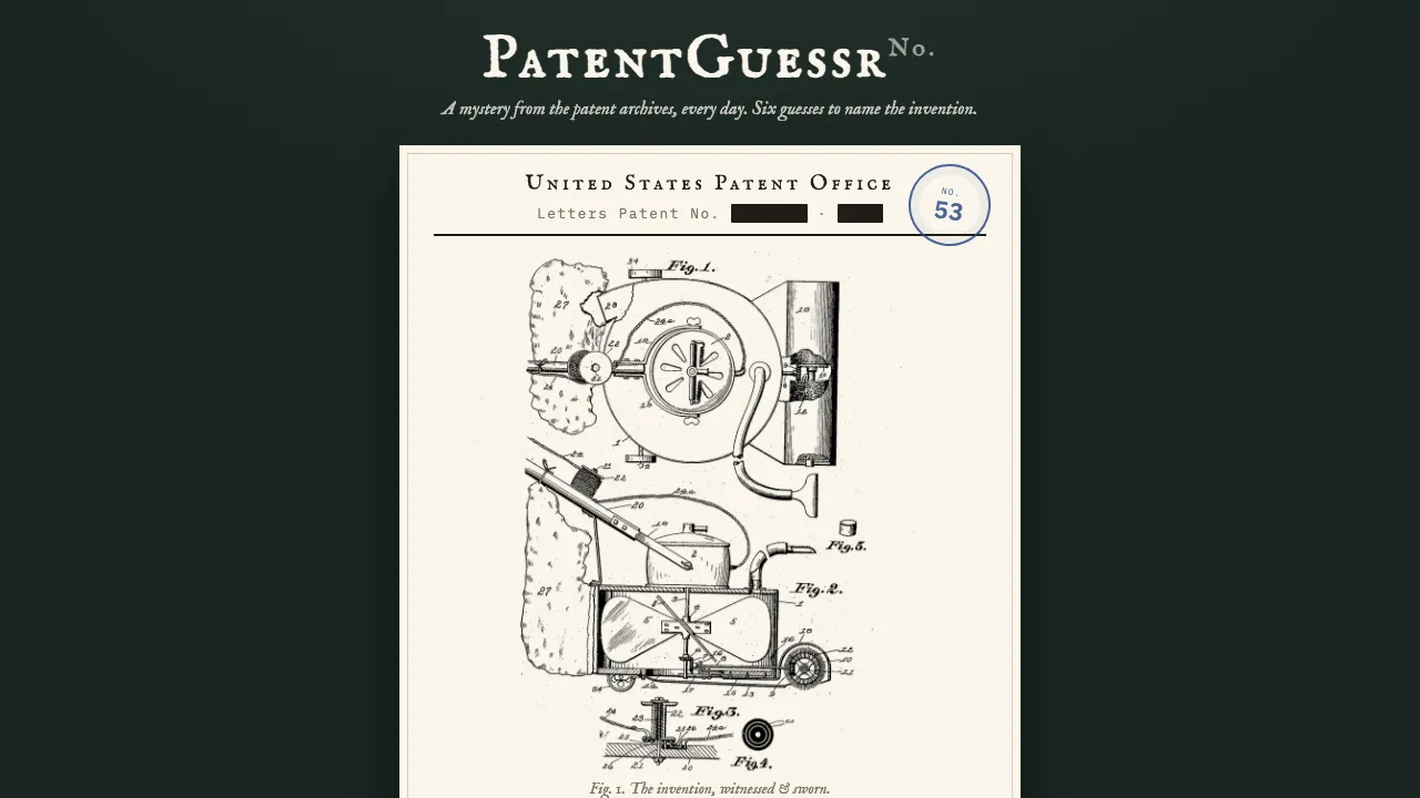 PatentGuessr cover