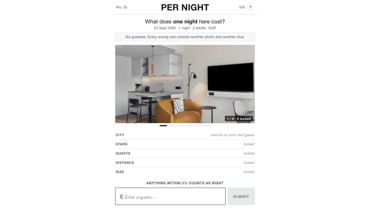 Per Night screenshot 1