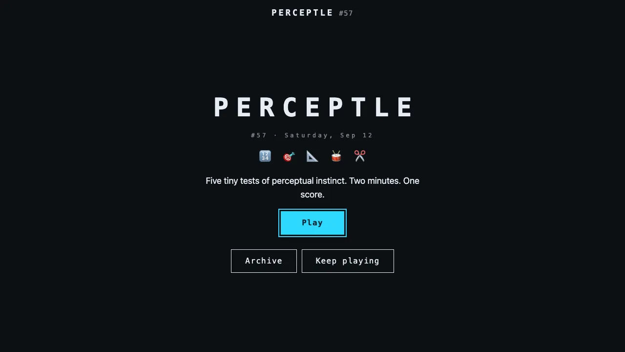 Perceptle cover