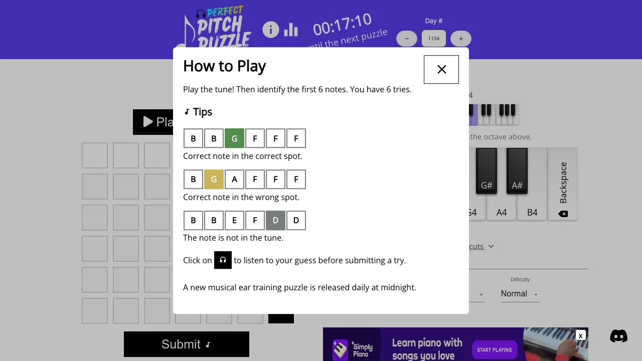 Perfect Pitch Puzzle cover