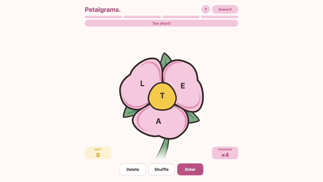 Petalgrams screenshot 2