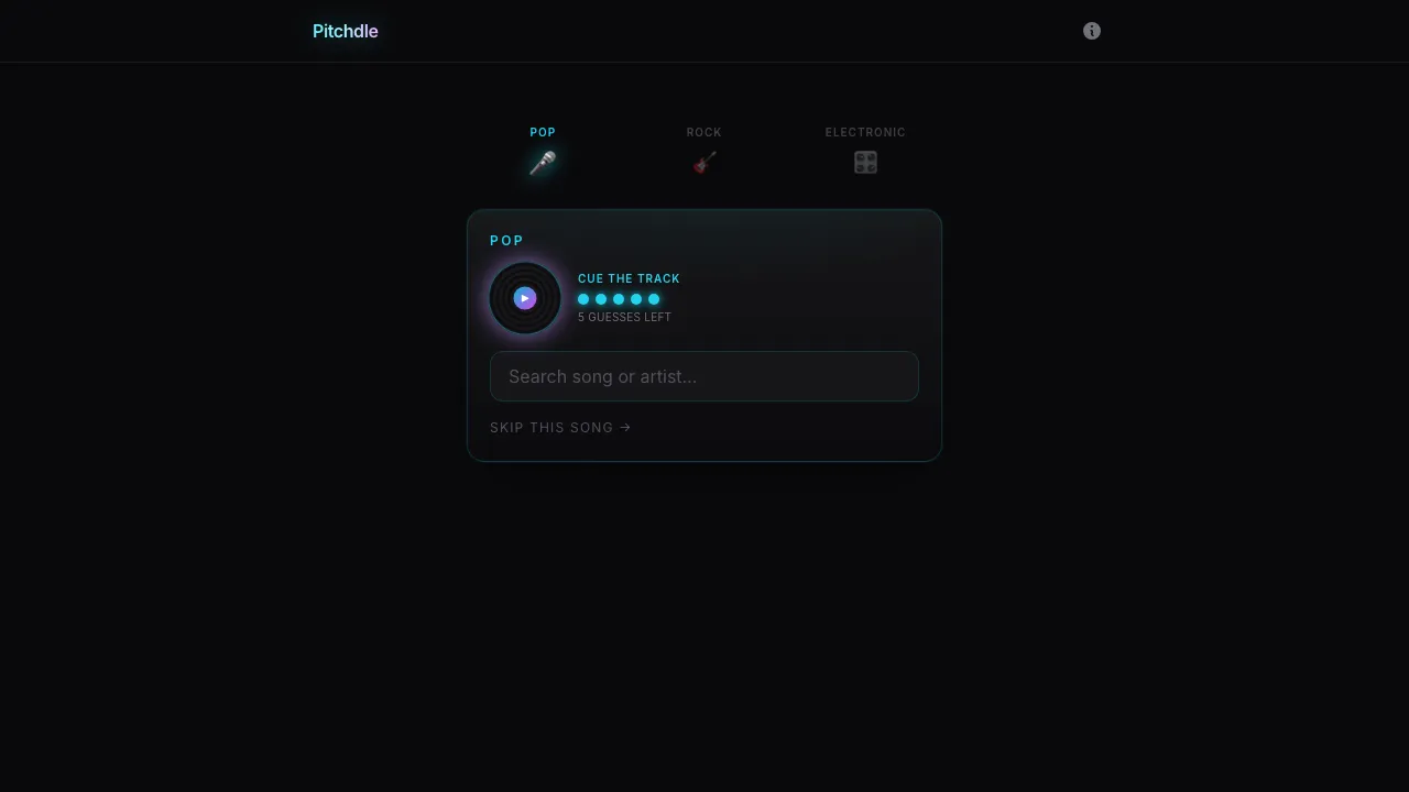 Pitchdle screenshot 1